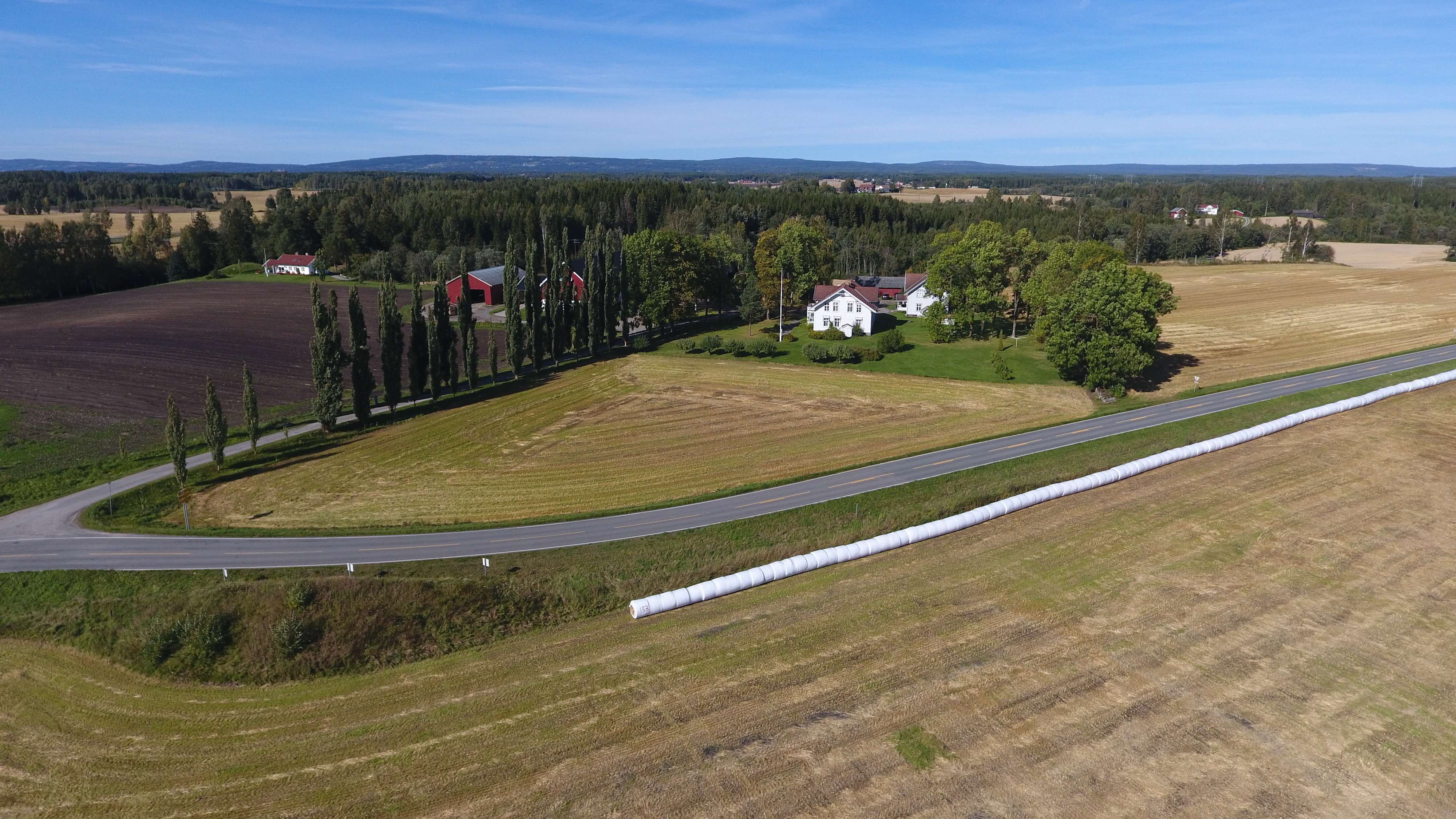 Haukstad Gård - Luftfoto fra dron